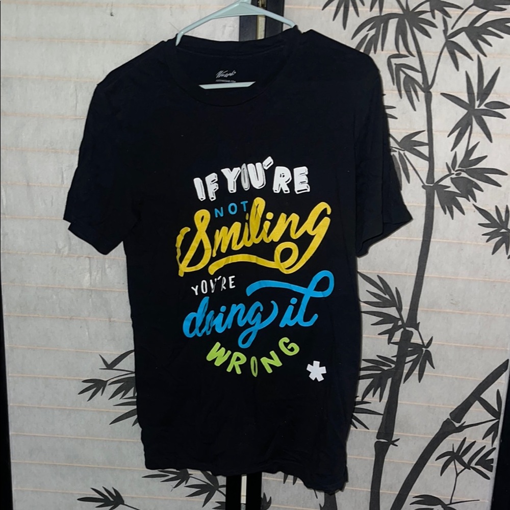 Alex Wassabi Black Graphic T-Shirt
